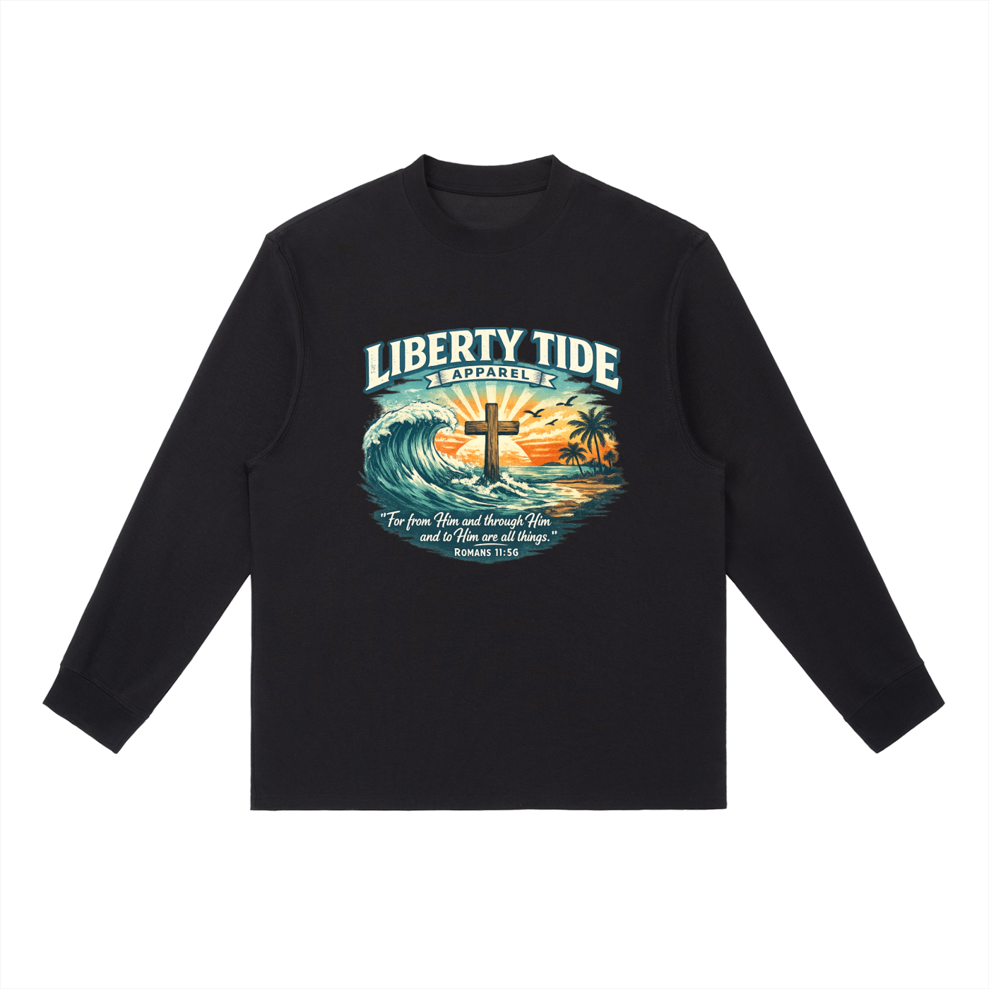 Essential Crewneck Long-Sleeve T-Shirt